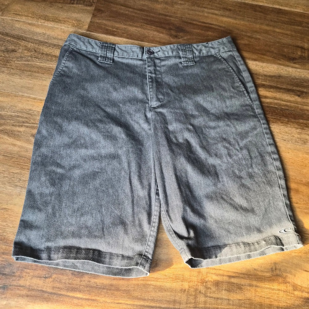 ONeill Mens Standard Fit Chino Shorts Gray Size 33 Skater Gorpcore Normcore Surf